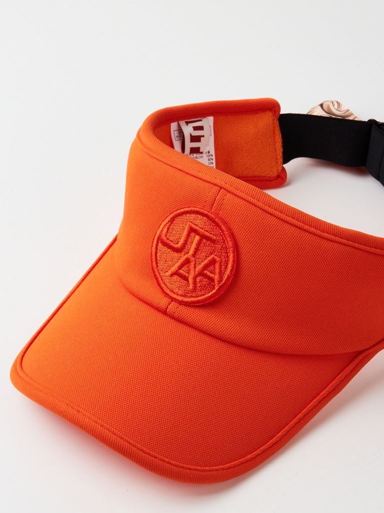 UTAA Baroque Ribbon Sun Visor : Orange