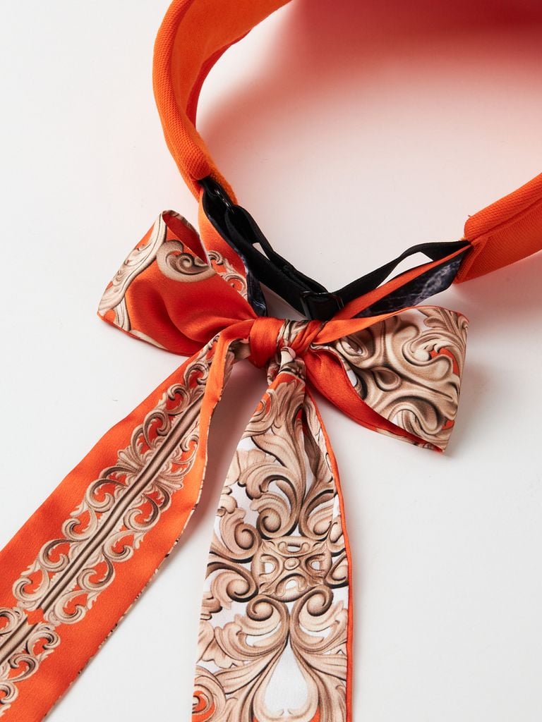 UTAA Baroque Ribbon Sun Visor : Orange