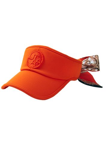 UTAA Baroque Ribbon Sun Visor : Orange