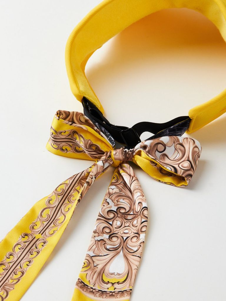 UTAA Baroque Ribbon Sun Visor : Yellow