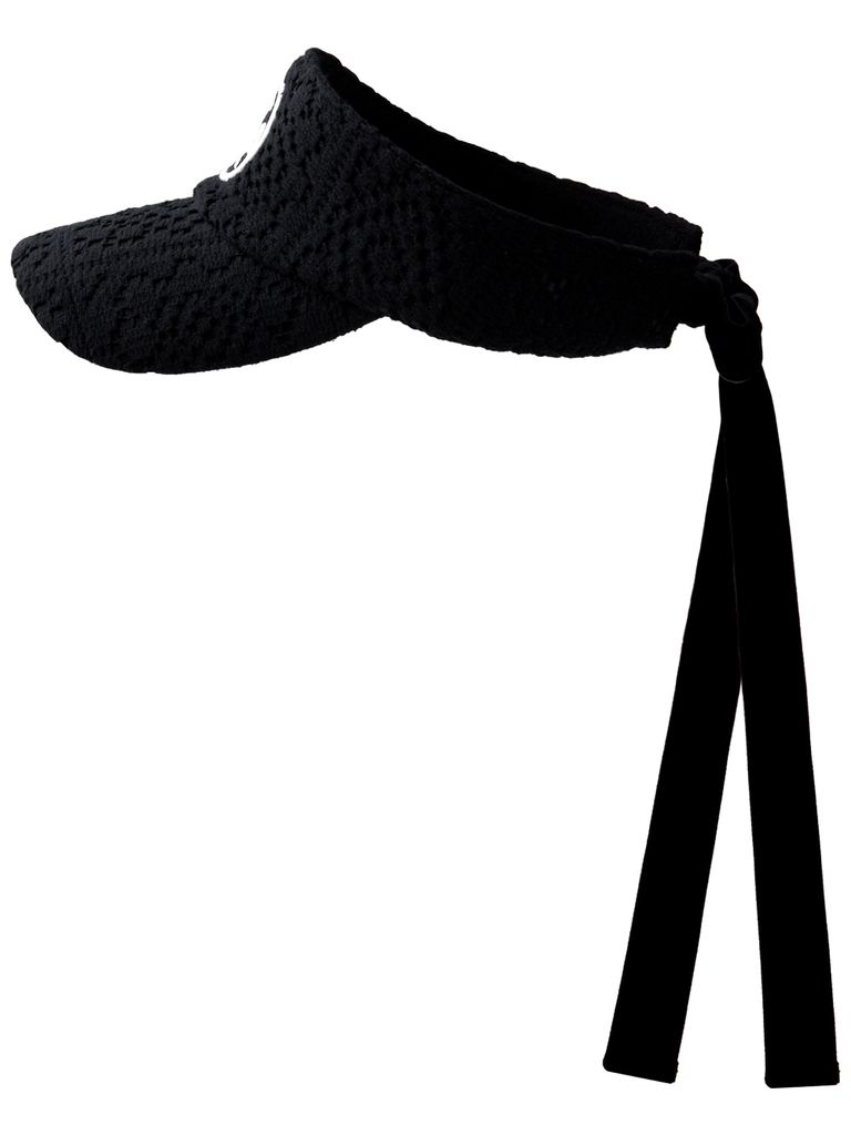 UTAA Pixel Tile Lace Sun Visor : Women's Black