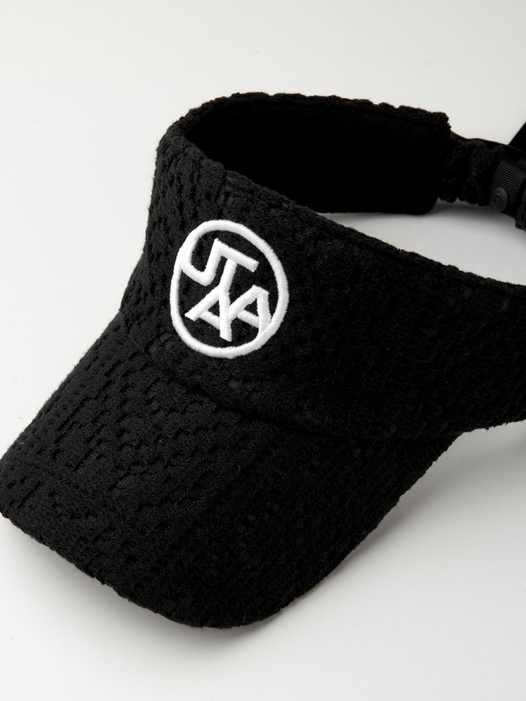 UTAA Pixel Tile Lace Sun Visor : Women's Black