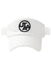 UTAA Pixel Tile Lace Sun Visor : Women's White