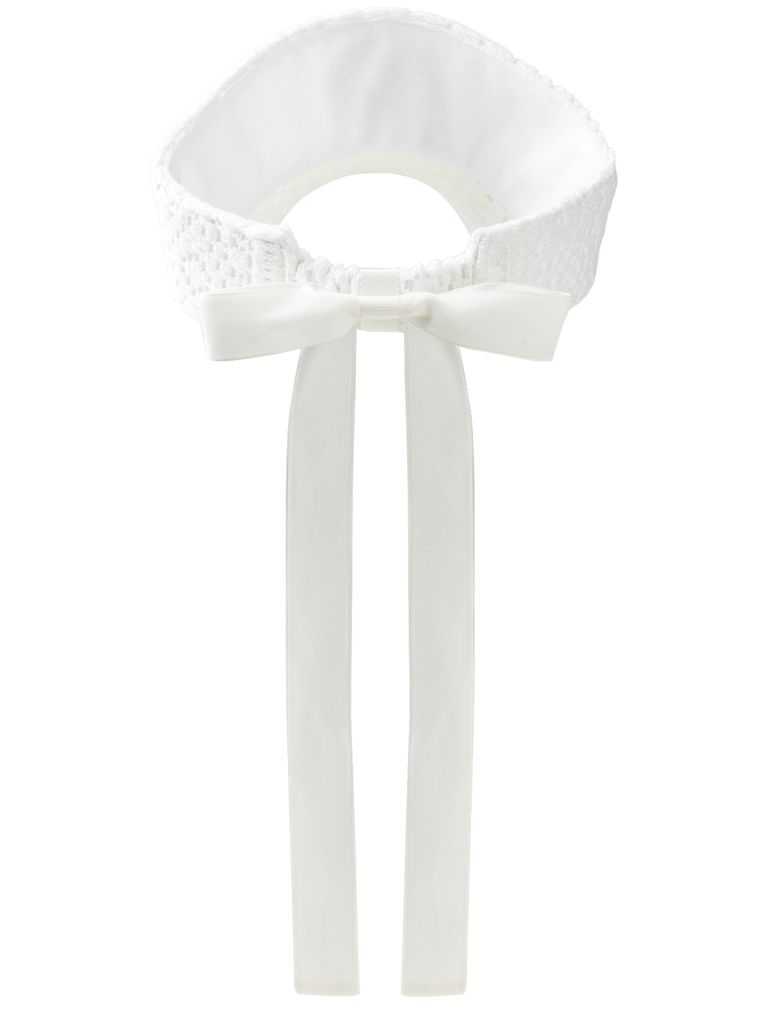 UTAA Pixel Tile Lace Sun Visor : Women's White