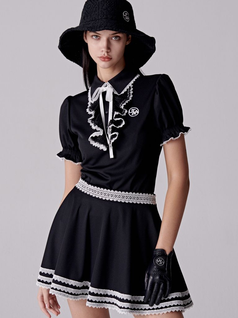 UTAA Pixel Tile Lace Bucket Hat : Women's Black