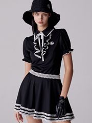 UTAA Pixel Tile Lace Bucket Hat : Women's Black