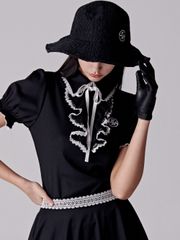 UTAA Pixel Tile Lace Bucket Hat : Women's Black