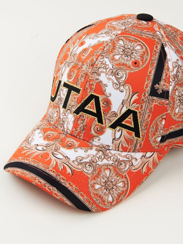 UTAA Baroque Golden Stroke Logo Cap : Orange