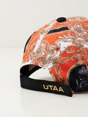 UTAA Baroque Golden Stroke Logo Cap : Orange