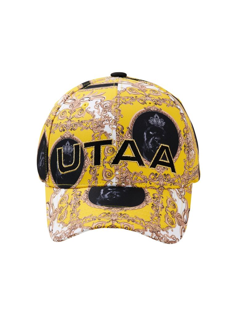 UTAA Baroque Golden Stroke Logo Cap : Yellow