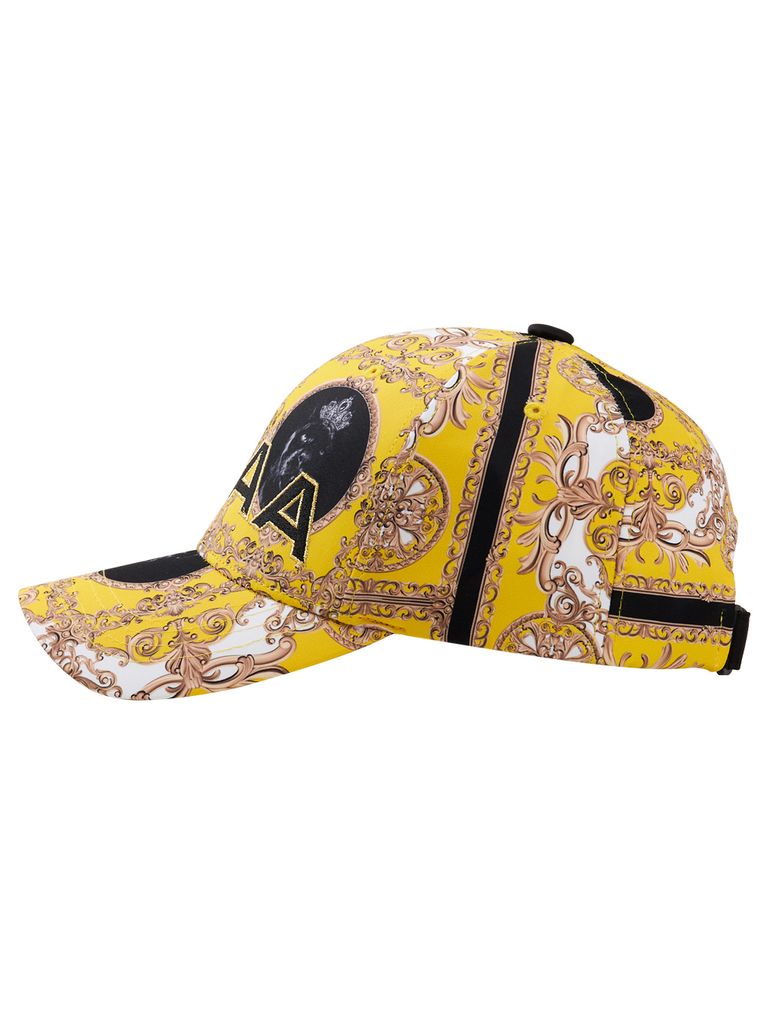 UTAA Baroque Golden Stroke Logo Cap : Yellow