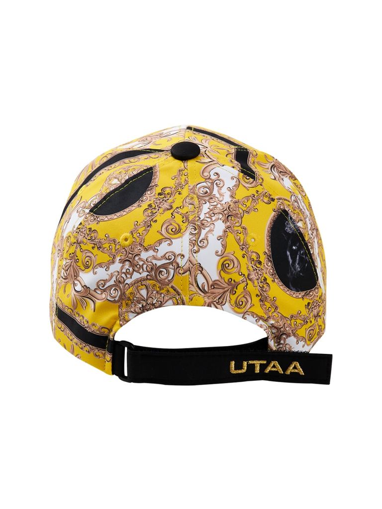 UTAA Baroque Golden Stroke Logo Cap : Yellow