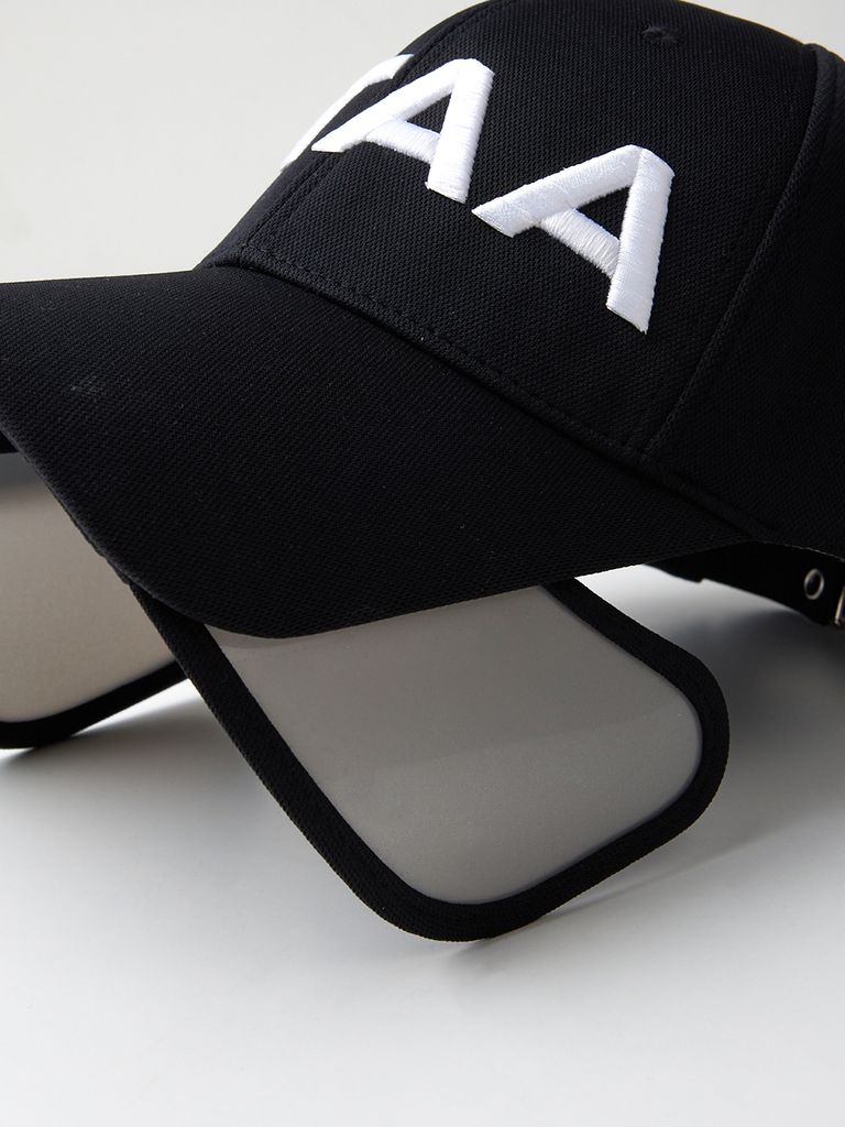 UTAA Big Logo Slide Sun Visor : Black
