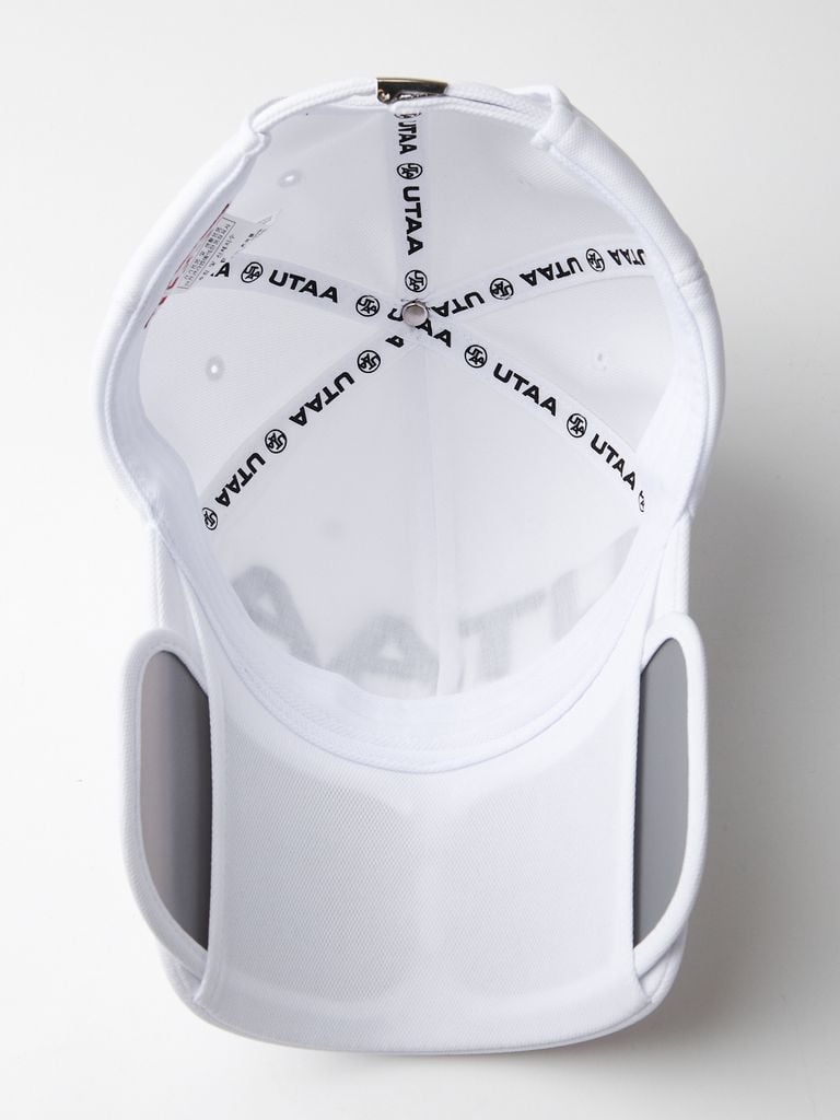 UTAA Big Logo Slide Sun Visor : White