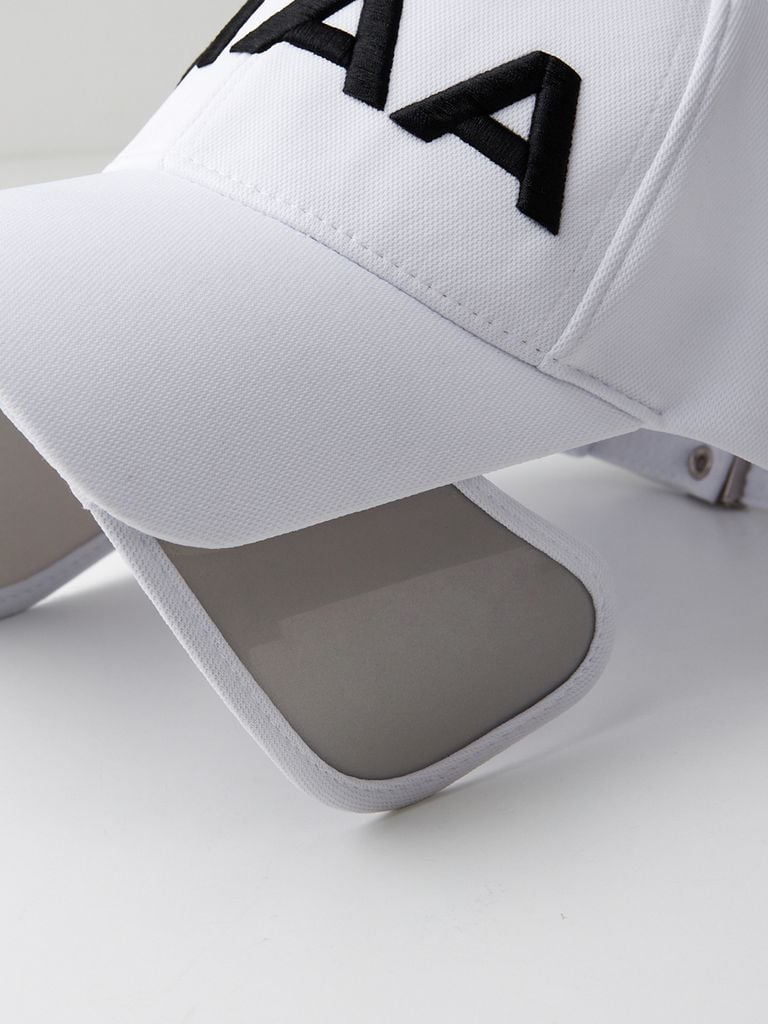 UTAA Big Logo Slide Sun Visor : White