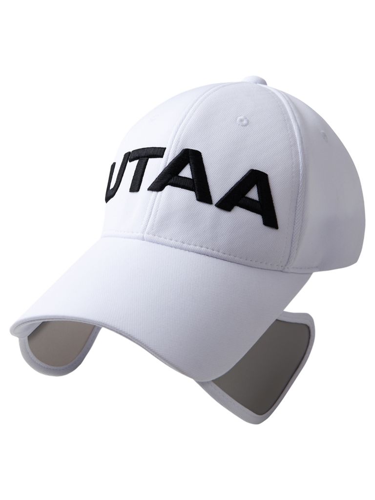 UTAA Big Logo Slide Sun Visor : White