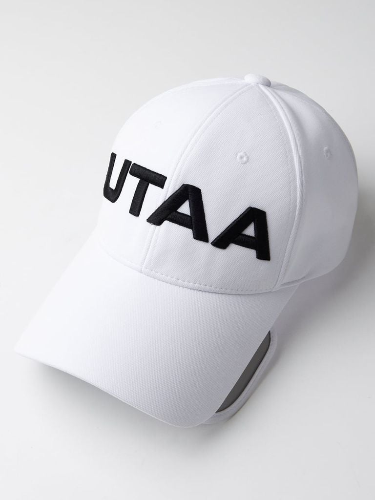 UTAA Big Logo Slide Sun Visor : White