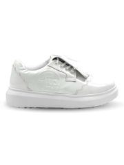 UTAA Enamel Derby Kiltie Golf Sneakers : Women's White-2