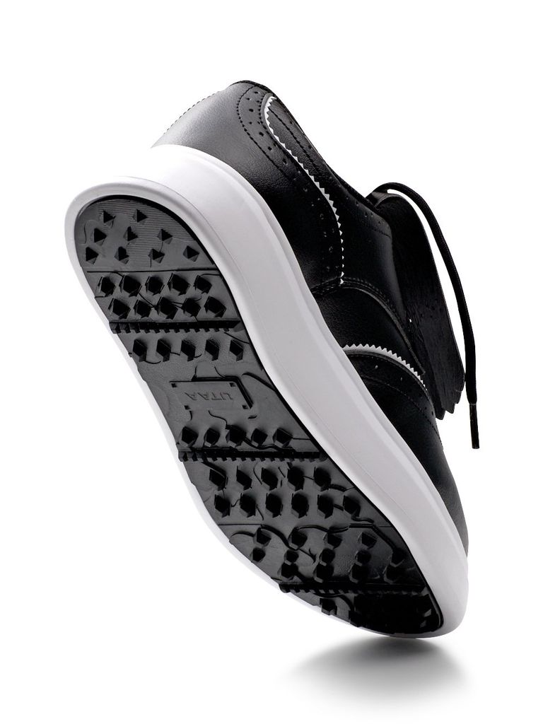 UTAA Punching Derby Kiltie Sneakers : Women's Black