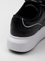 UTAA Punching Derby Kiltie Sneakers : Women's Black