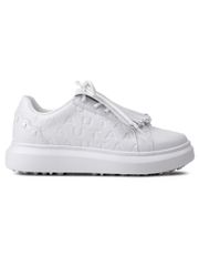 UTAA Marker Derby Stud Kiltie Sneakers : Women's White