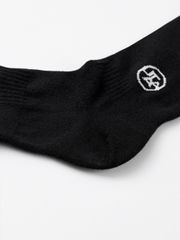 UTAA Panther Logo Over Knee Socks : Black