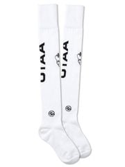 UTAA Panther Logo Over Knee Socks : White
