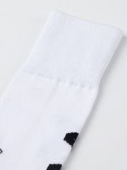 UTAA Panther Logo Over Knee Socks : White