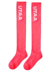 UTAA Logo Knee Socks :Pink