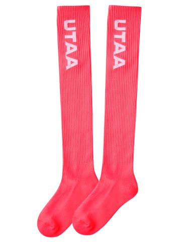 UTAA Logo Knee Socks :Pink