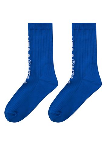 UTAA Double Logo Socks : Blue