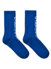 UTAA Double Logo Socks : Blue