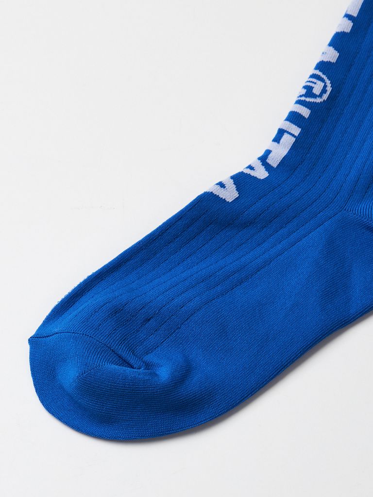 UTAA Double Logo Socks : Blue