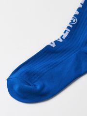 UTAA Double Logo Socks : Blue
