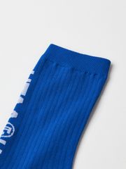 UTAA Double Logo Socks : Blue