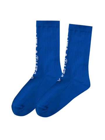 UTAA Double Logo Socks : Blue
