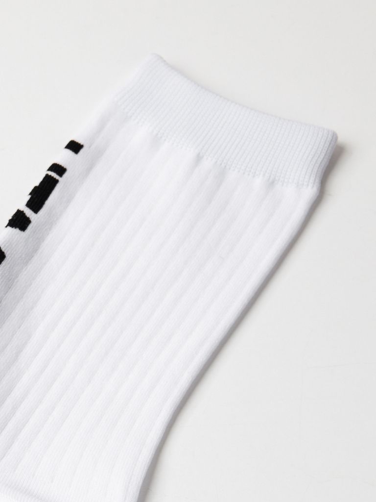 UTAA Double Logo Socks : White