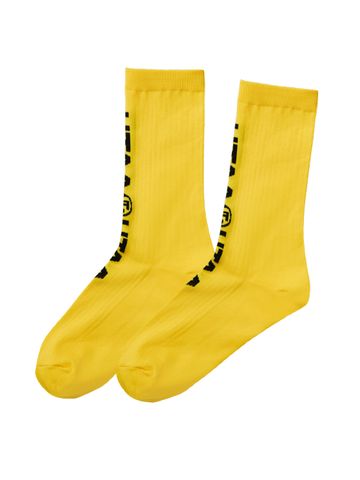 UTAA Double Logo Socks : Yellow