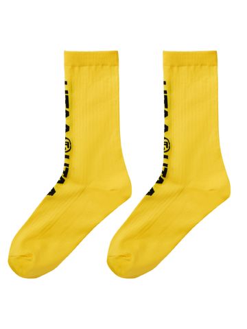 UTAA Double Logo Socks : Yellow