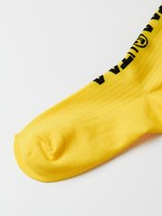 UTAA Double Logo Socks : Yellow