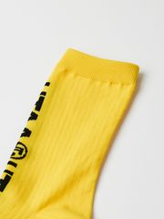 UTAA Double Logo Socks : Yellow