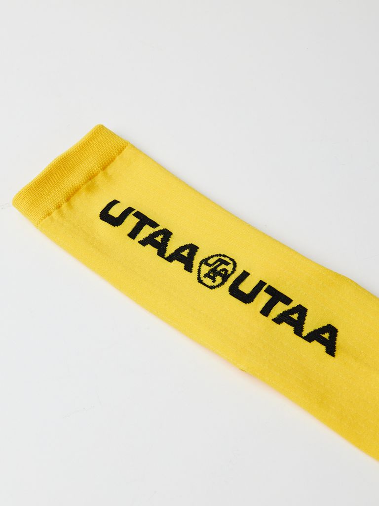 UTAA Double Logo Socks : Yellow