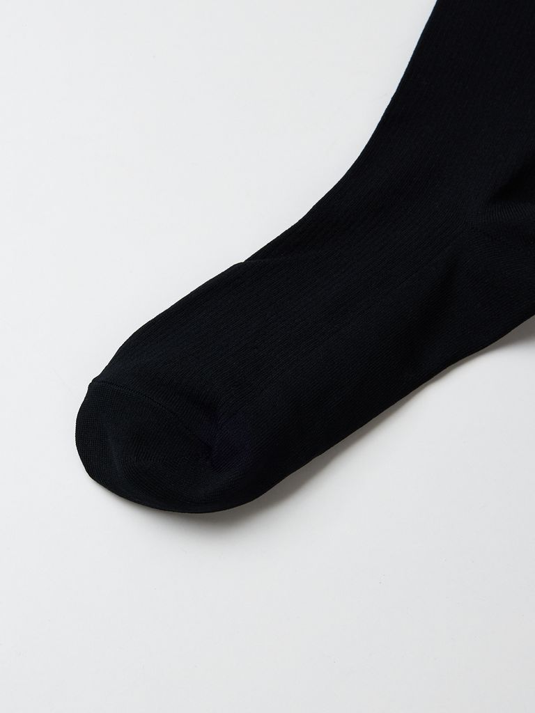 UTAA Double Logo Knee Socks : Black