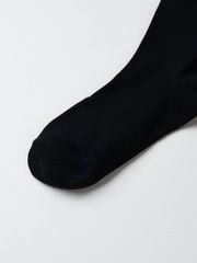 UTAA Double Logo Knee Socks : Black
