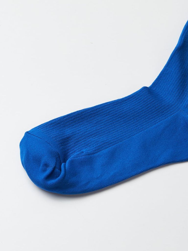 UTAA Double Logo Knee Socks : Blue