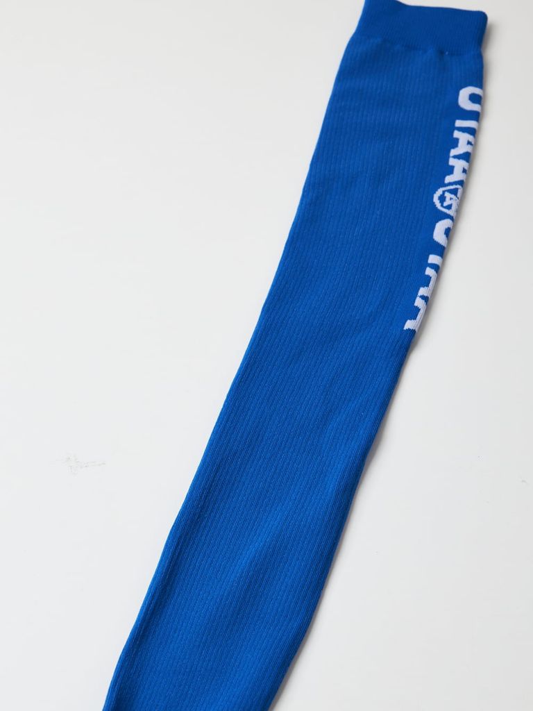 UTAA Double Logo Knee Socks : Blue