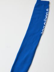 UTAA Double Logo Knee Socks : Blue