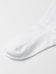UTAA Double Logo Knee Socks : White