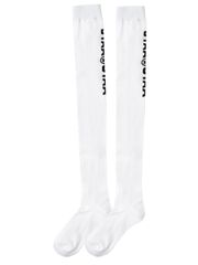 UTAA Double Logo Knee Socks : White