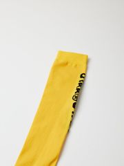UTAA Double Logo Knee Socks : Yellow
